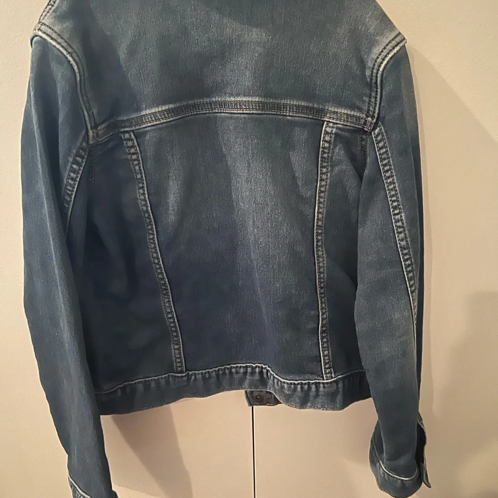 GAP Girls Faded Blue Denim Jacket Sz L